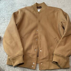 Old Navy Men's Caramel/Tan Bomber Jacket